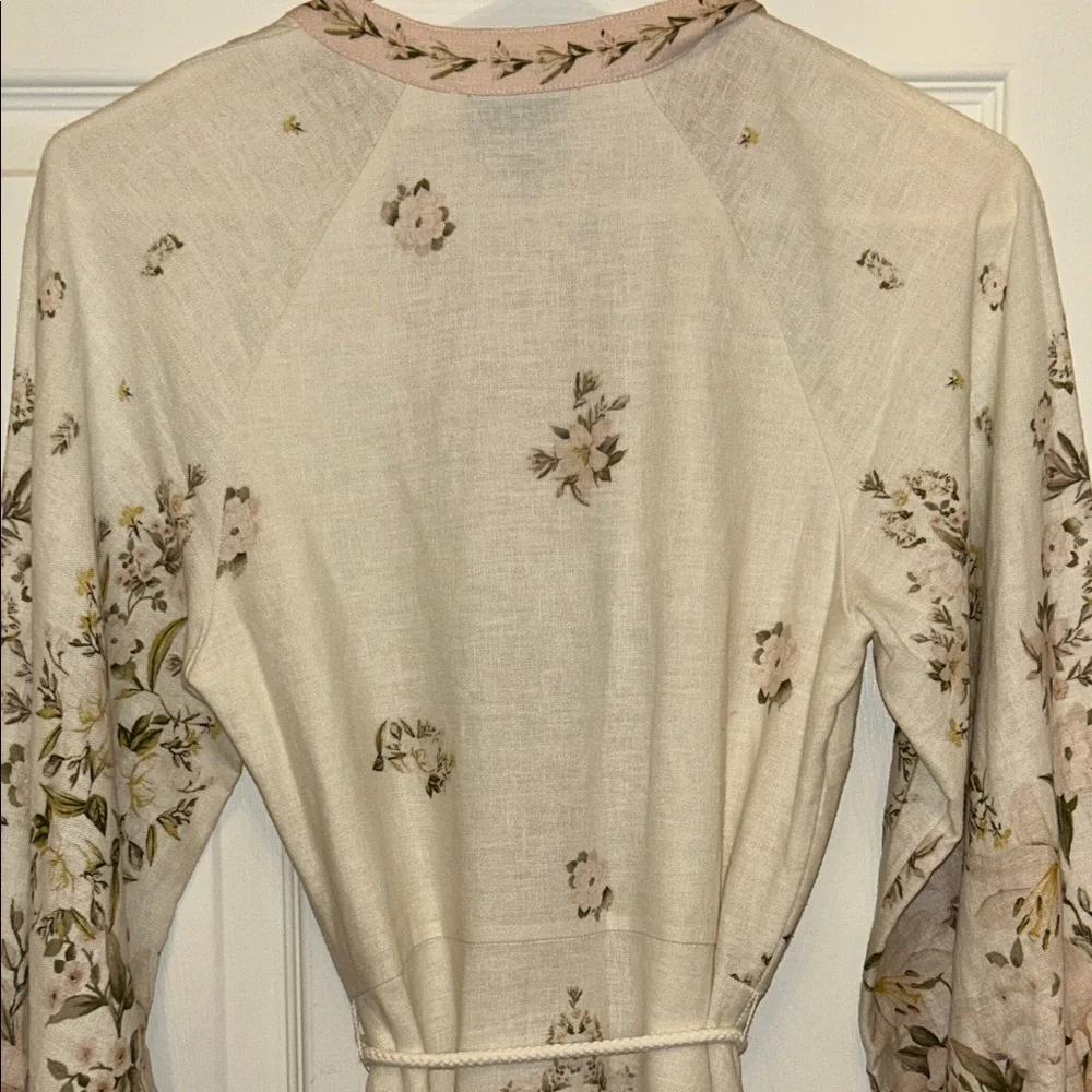 NWOT Calypso St Barth Gorgeous Linen Blend Balloon Sleeve Dress - Picture 12 of 16